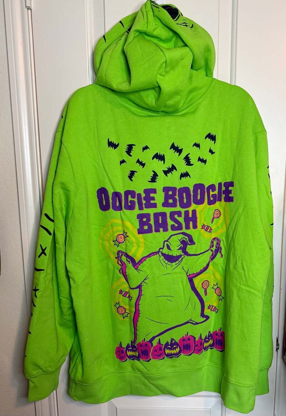 NWT Disney Oogie Boogie Bash 2025 Zip Up Hoodie Size XXL